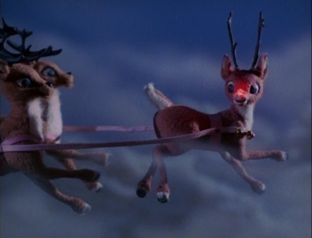 rudolph flying zoom background